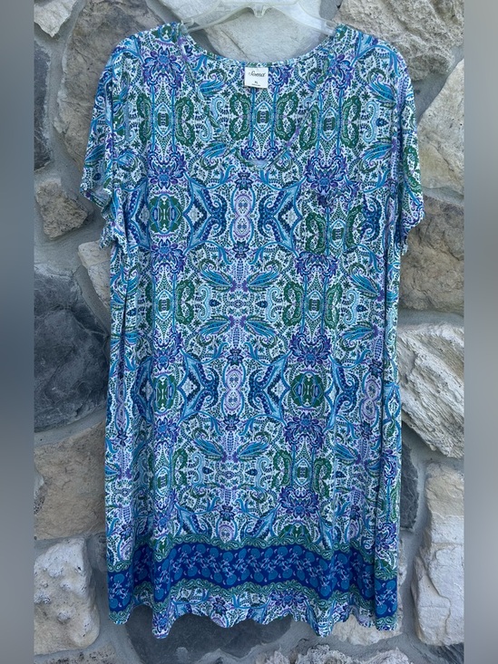Soma Other - Soma Cool Nights Nightgown Sleep Dress Size XL Colorful Soft Stretchy Lounge